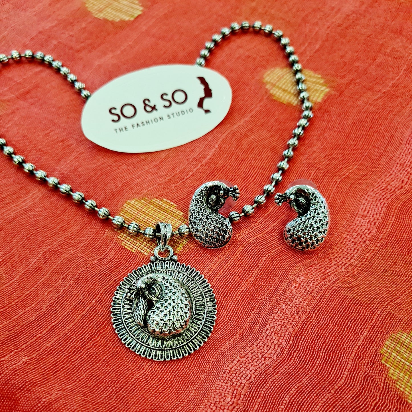 Koyari Necklace with earrings #8302
