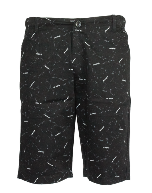 Shorts aus Twill-Baumwolle, Farbe Schwarz #6402
