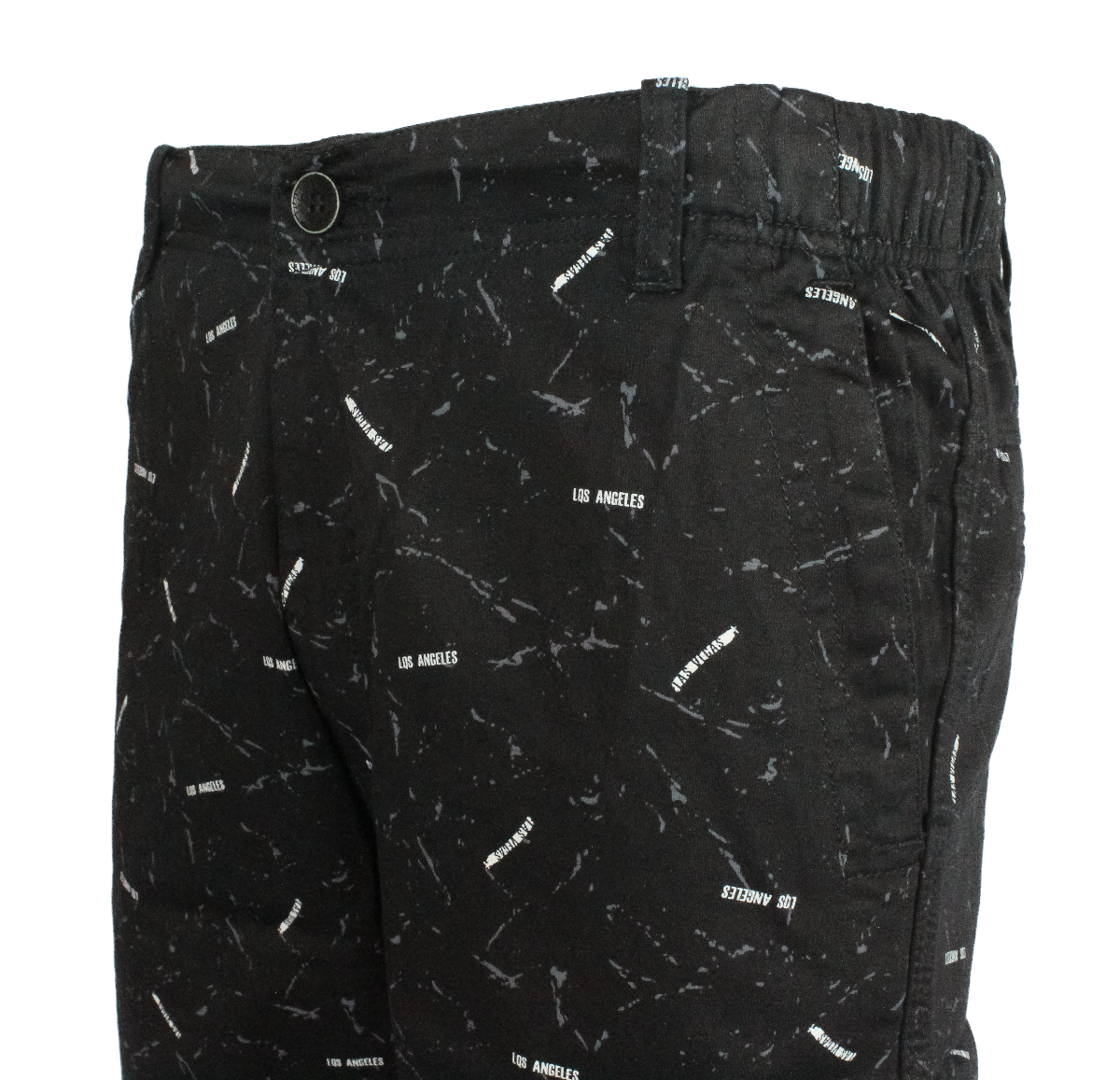 Shorts aus Twill-Baumwolle, Farbe Schwarz #6402