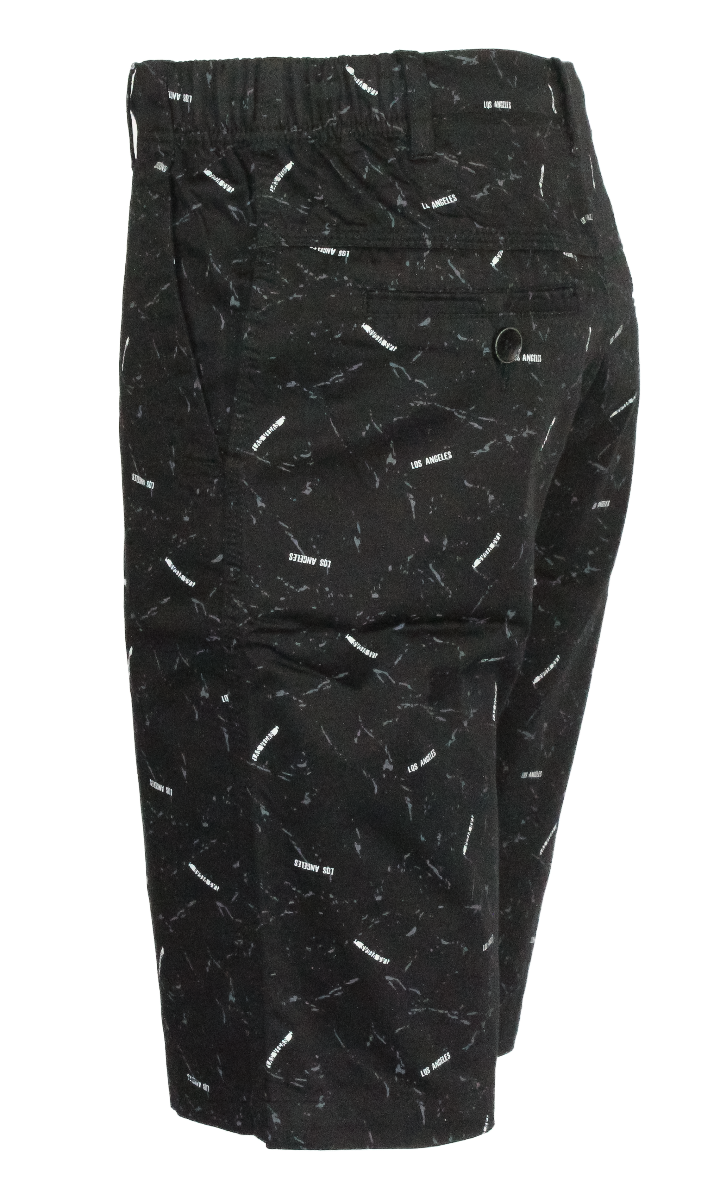 Shorts aus Twill-Baumwolle, Farbe Schwarz #6402