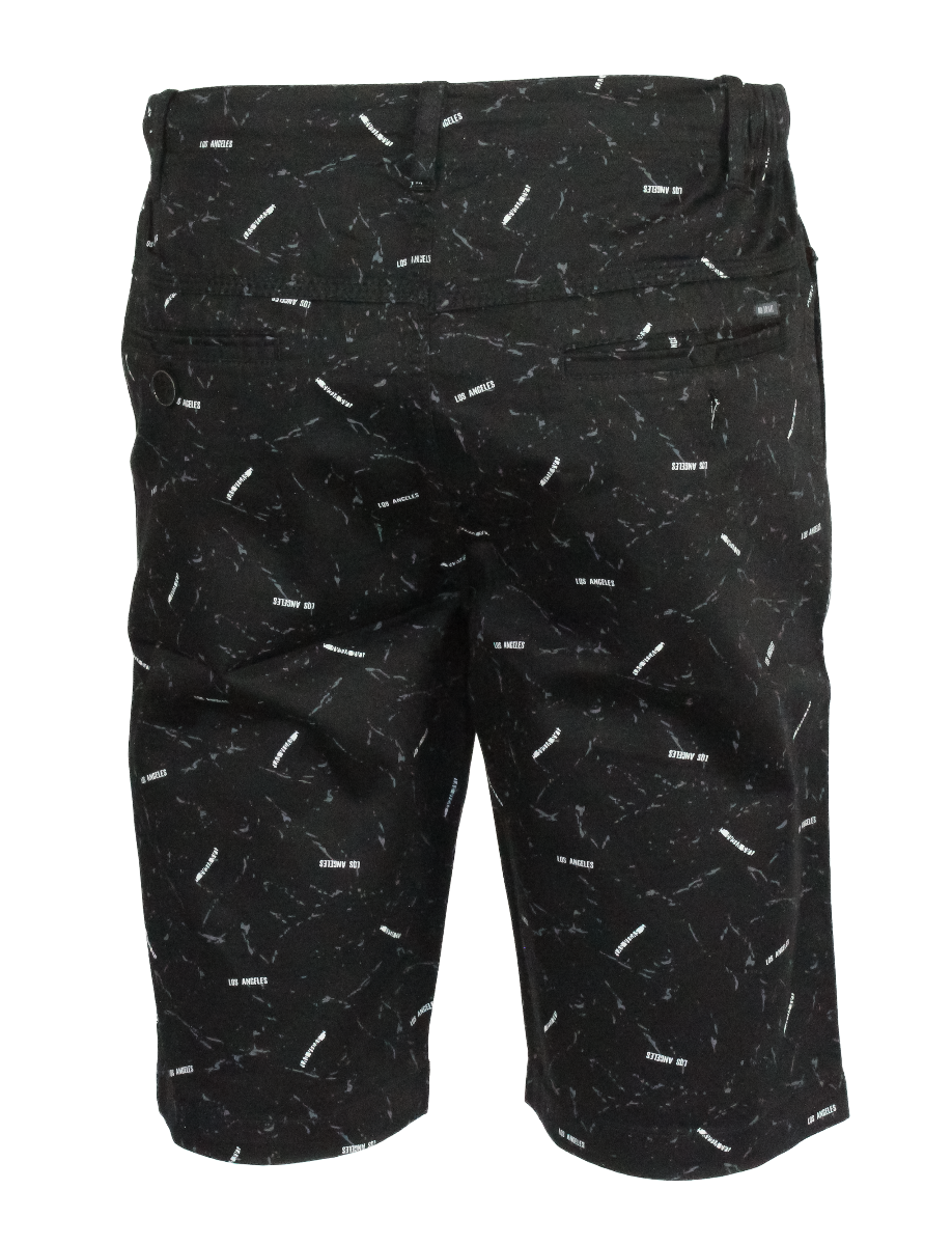 Shorts aus Twill-Baumwolle, Farbe Schwarz #6402
