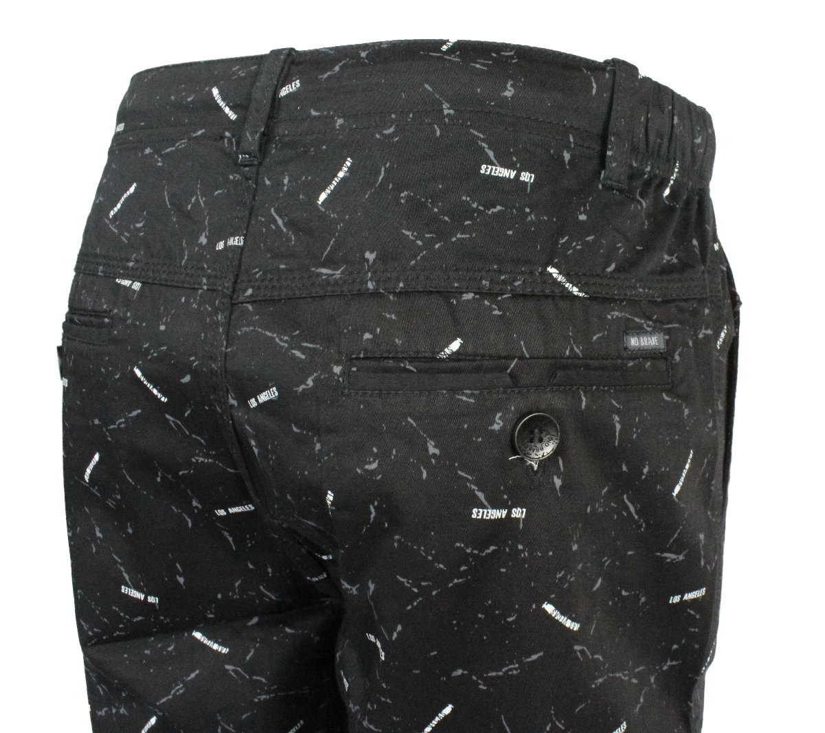 Shorts aus Twill-Baumwolle, Farbe Schwarz #6402