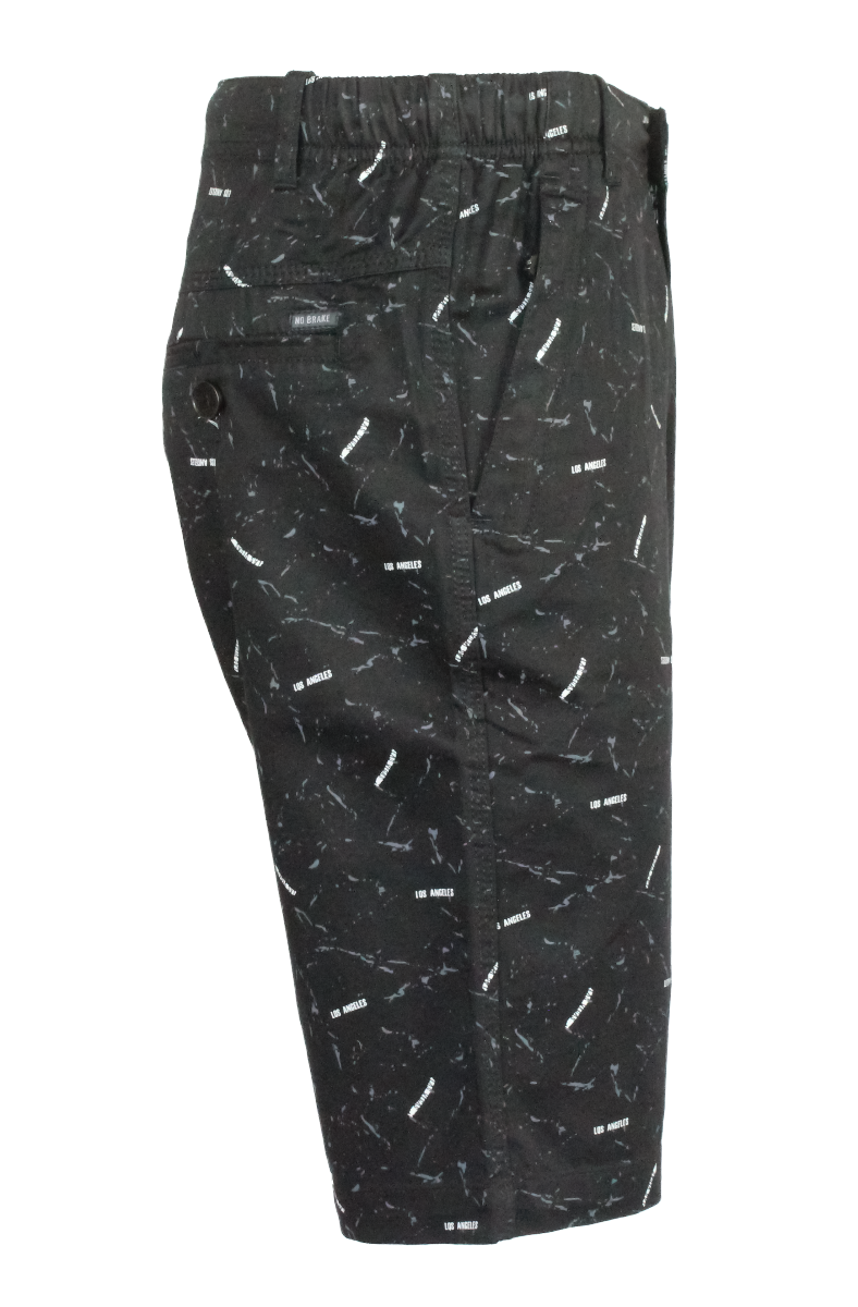 Shorts aus Twill-Baumwolle, Farbe Schwarz #6402