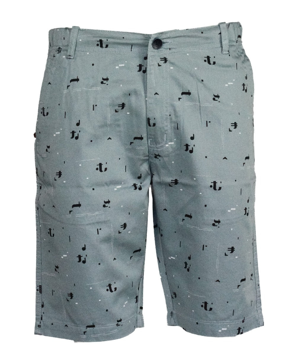 Shorts aus Twill-Baumwolle, himmelblau, Farbe #6407