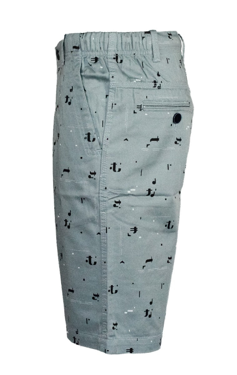 Shorts aus Twill-Baumwolle, himmelblau, Farbe #6407