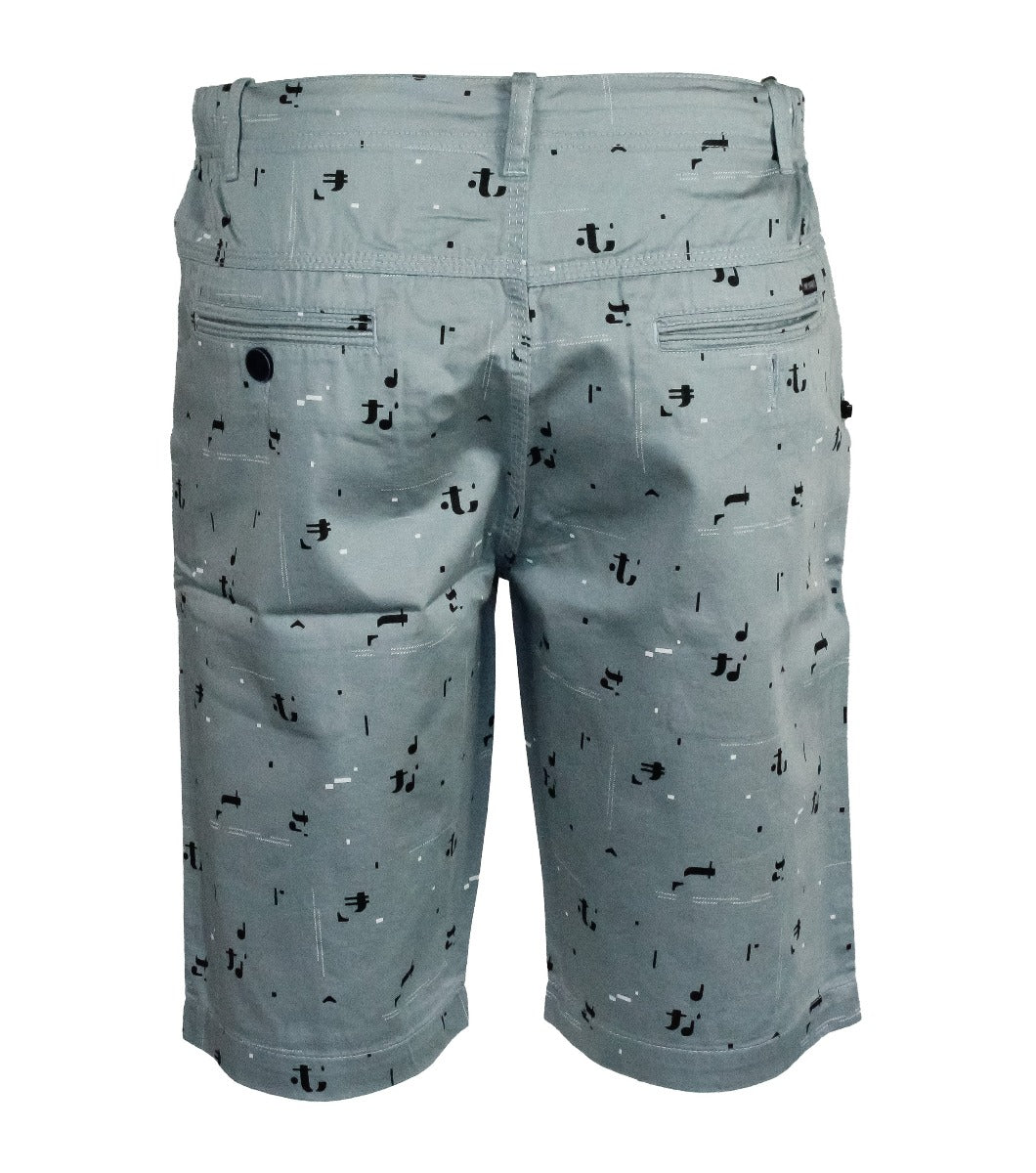 Shorts aus Twill-Baumwolle, himmelblau, Farbe #6407