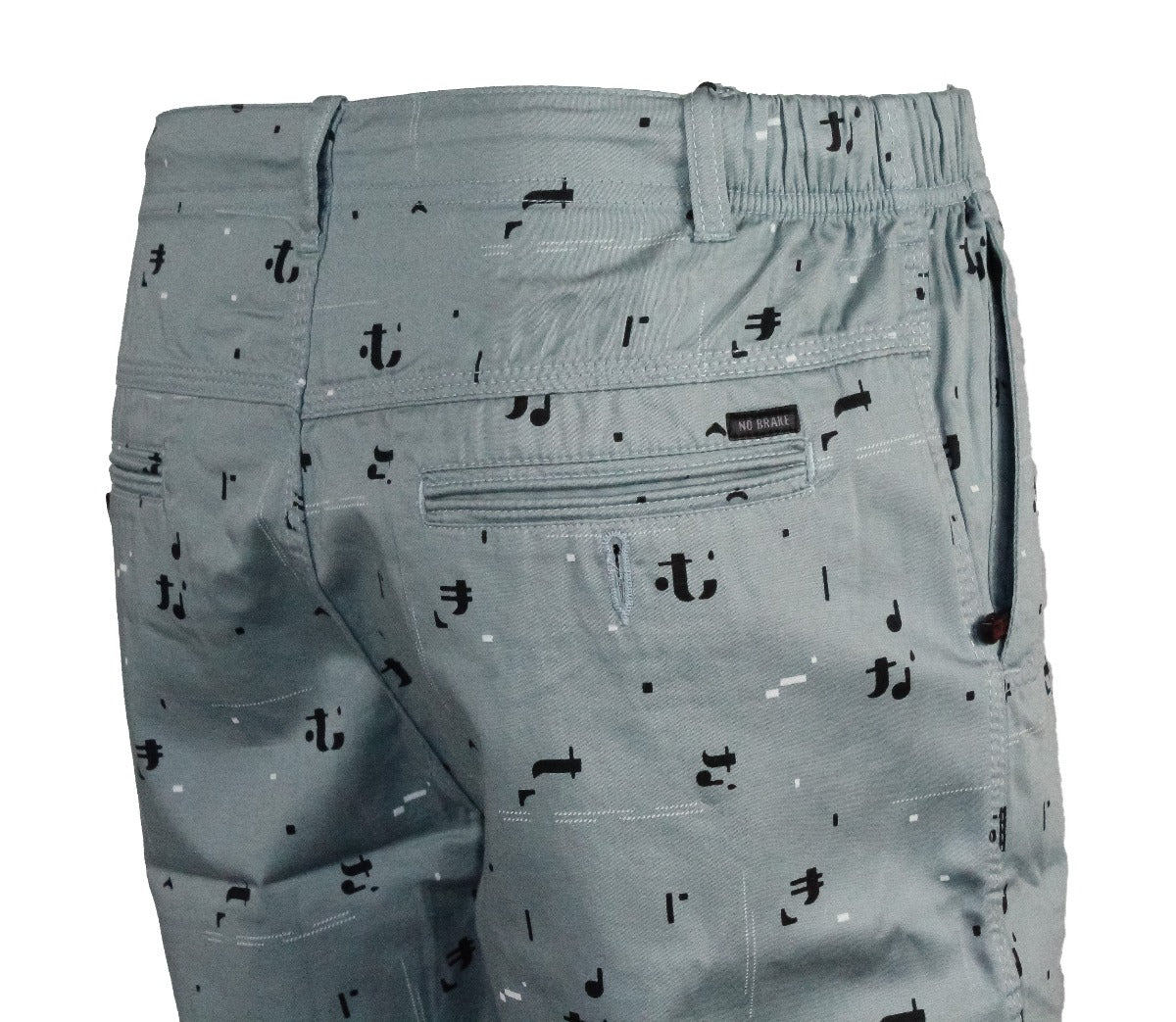 Shorts aus Twill-Baumwolle, himmelblau, Farbe #6407