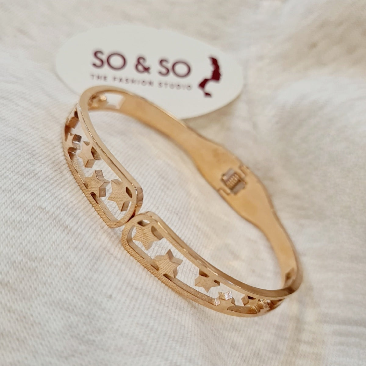 Goldenes Stern-Armband