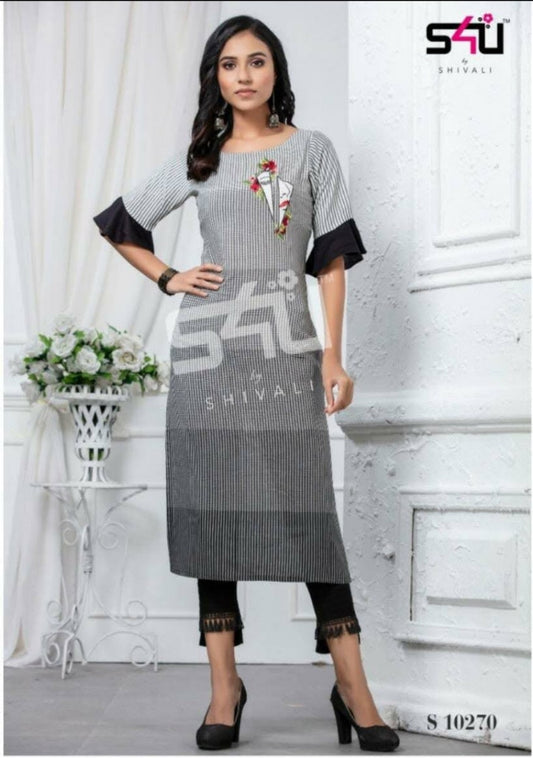 Panjabi Dress - Grey #5202