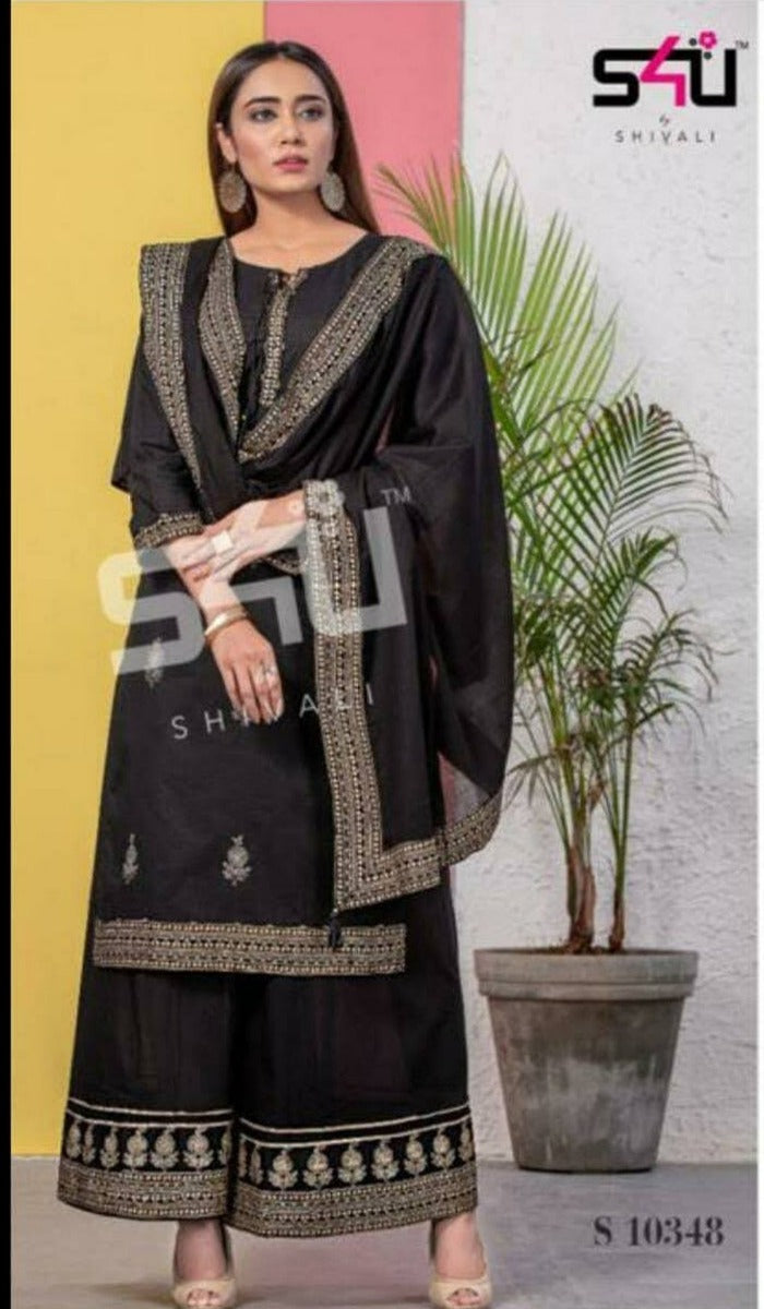 Panjabi Dress - Black #5204