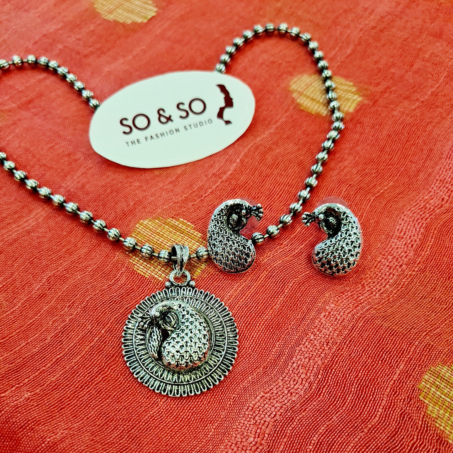 Koyari Necklace with earrings  #8302