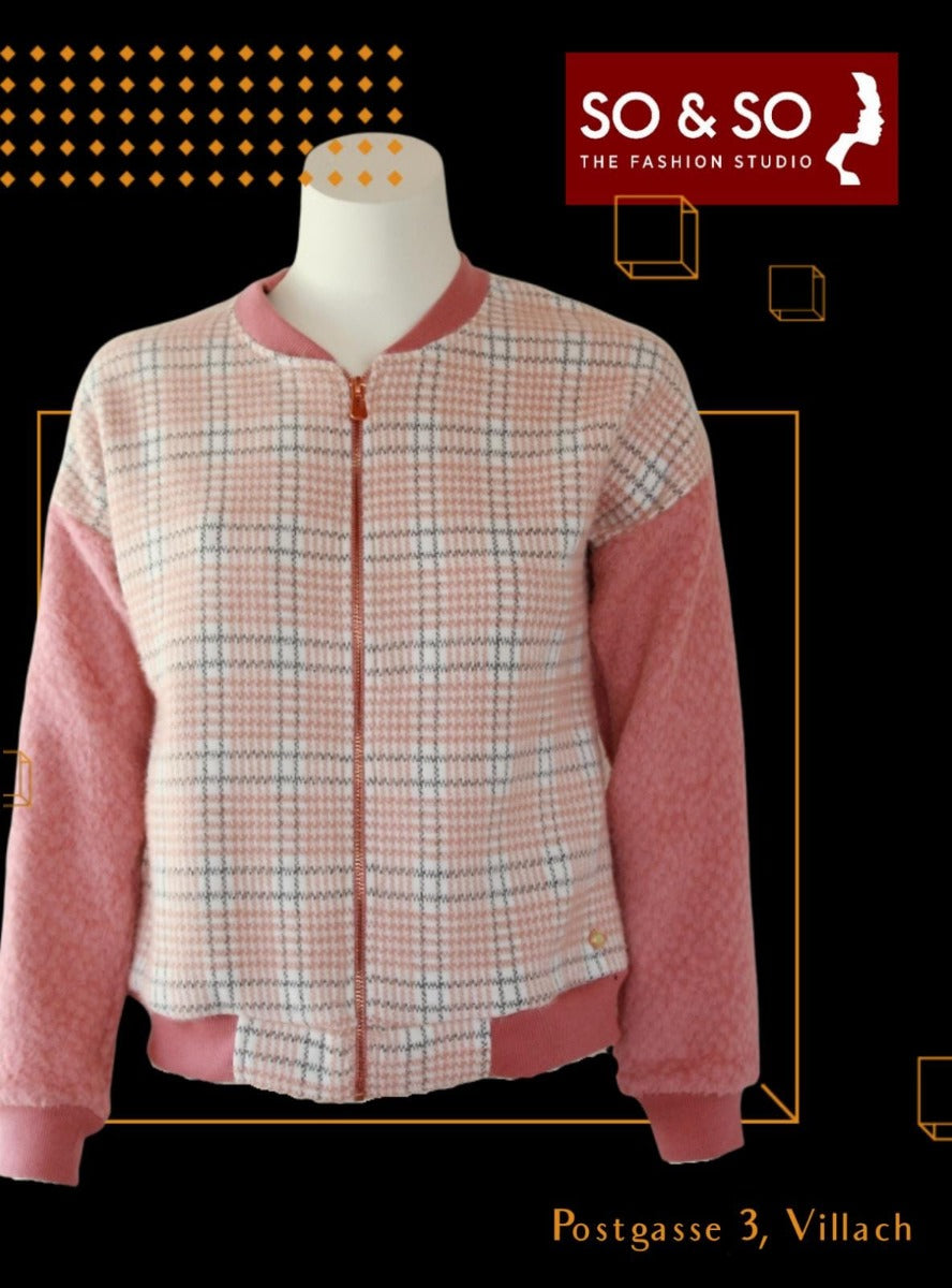 Winter Jacket - Pink Checks #2601