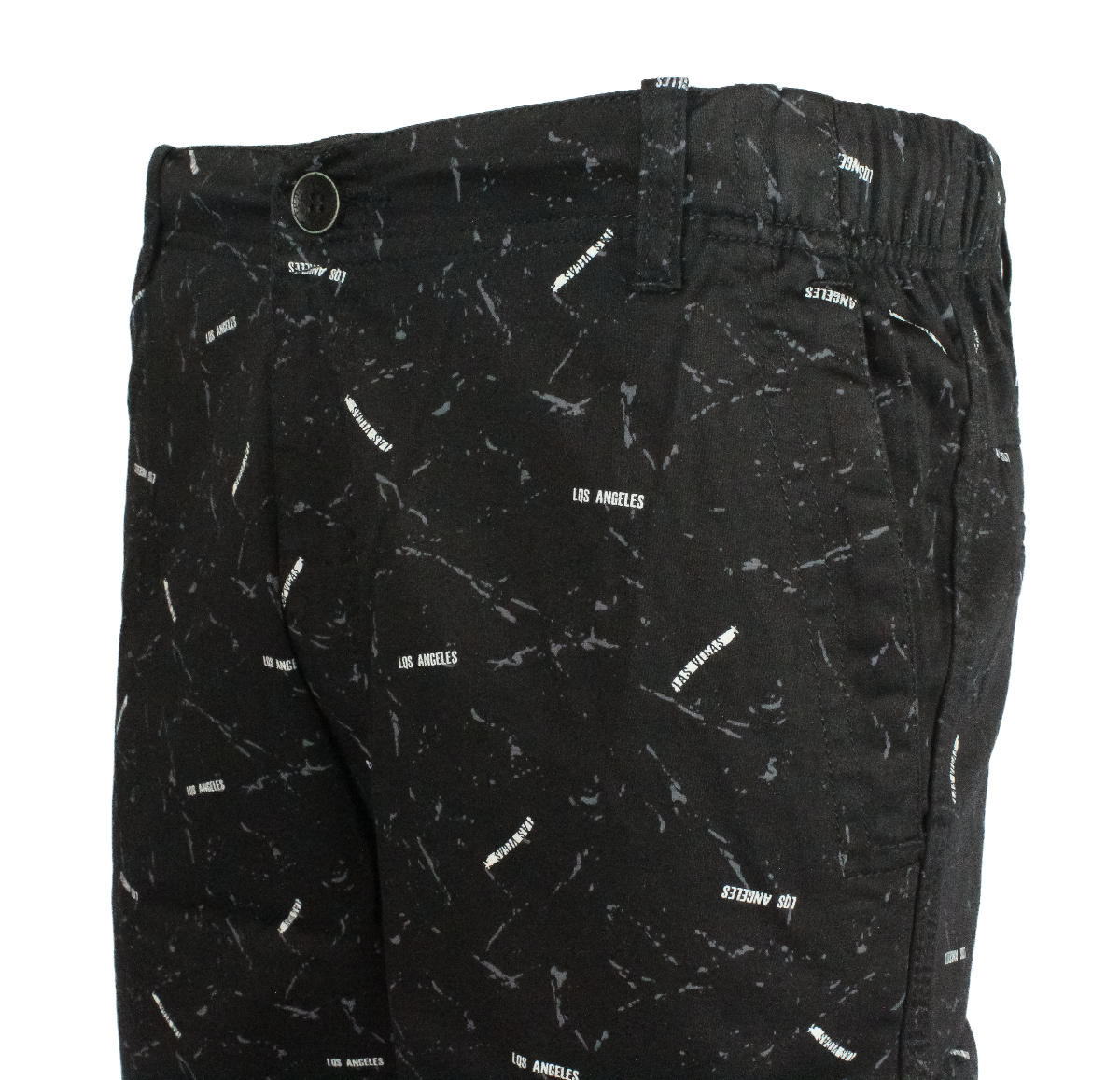 Twill Cotton Shorts Black Colour #6402