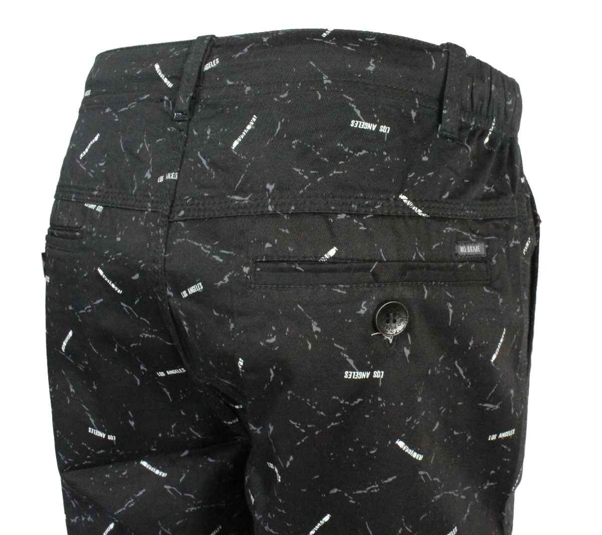 Twill Cotton Shorts Black Colour #6402