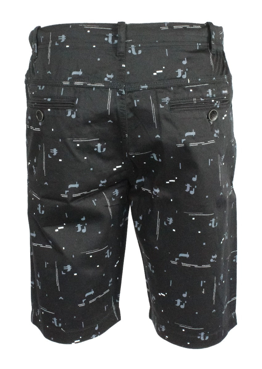 Twill Cotton Shorts Black Colour #6405