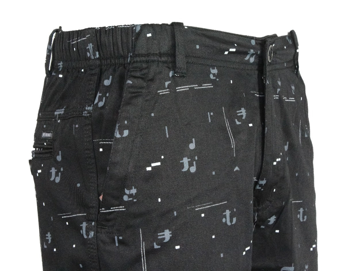 Twill Cotton Shorts Black Colour #6405