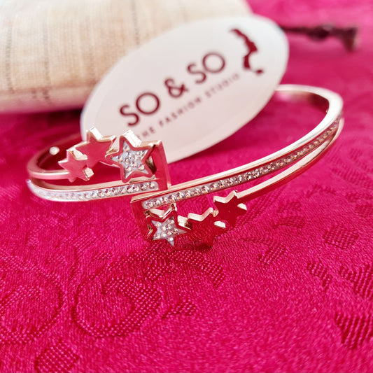 Goldenes Stern-Armband