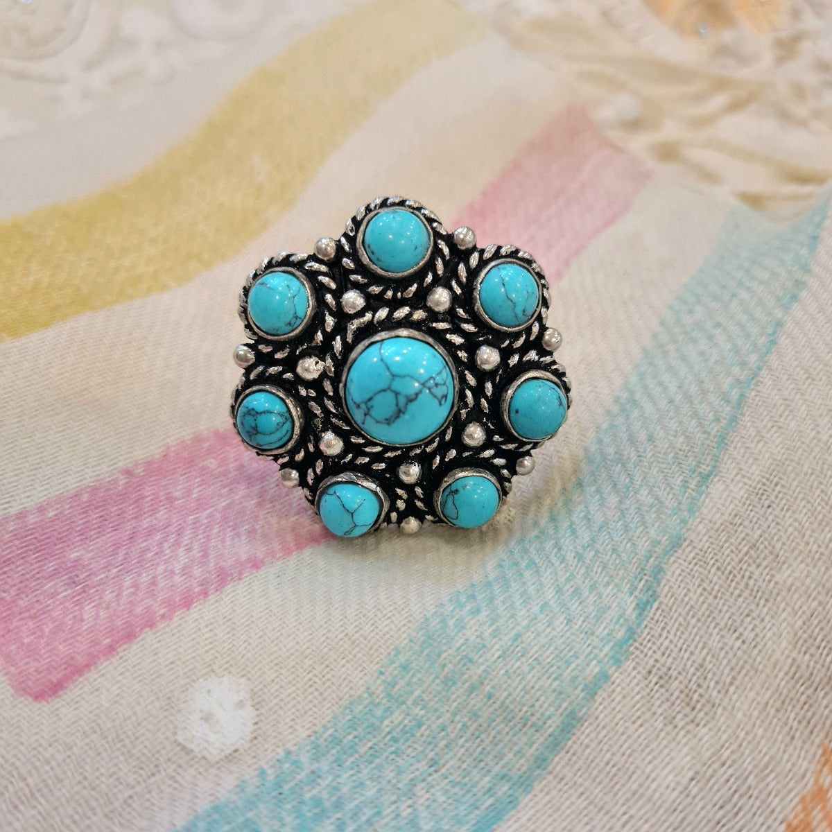 Blue Stone Ring #8206