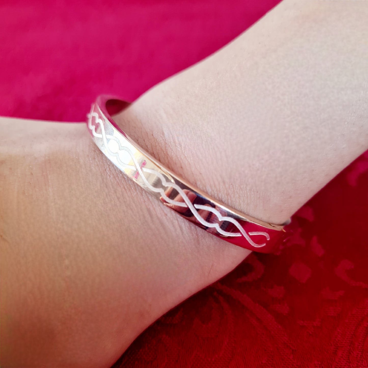 Pink Golden Metal Bracelet #8009